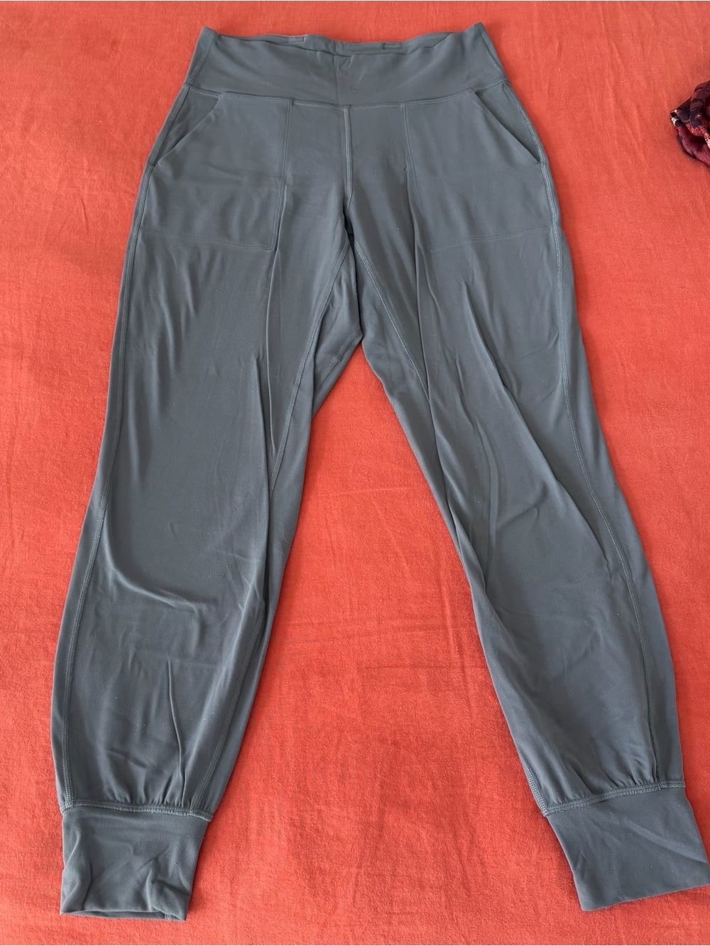 Lululemon High-Waist Athletic Joggers in Charcoal Gray